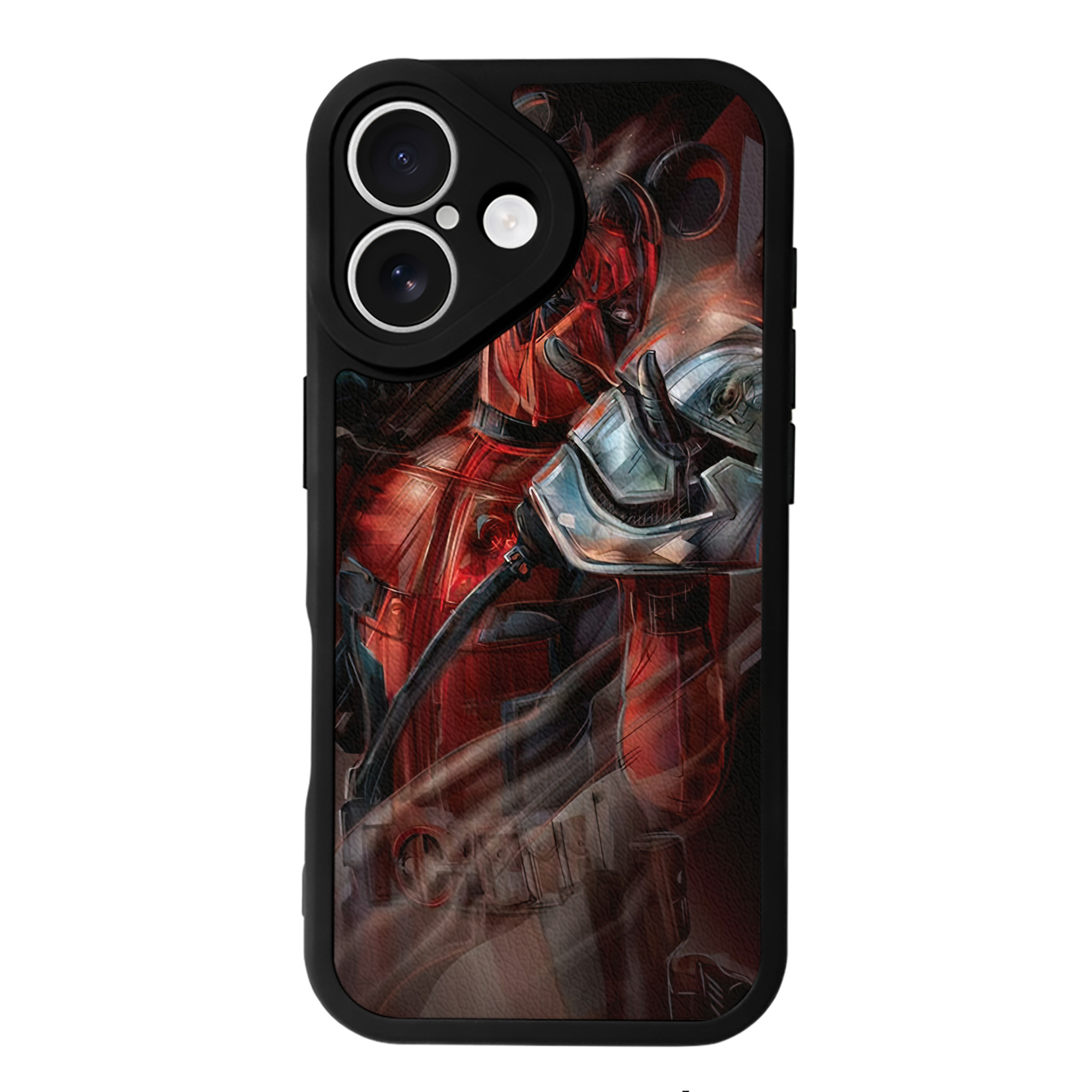 （画像用） Deadpool デッドプール 【iPhone 16シリーズ対応】シリコンスマホケース（レザー調） 材質：シリコン